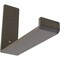 Ekena Millwork Steel Hanging Shelf Bracket, Hammered Dark Bronze 2"W x 8"D x 6"H BKTM02X08X06HSHDB - alternate 1